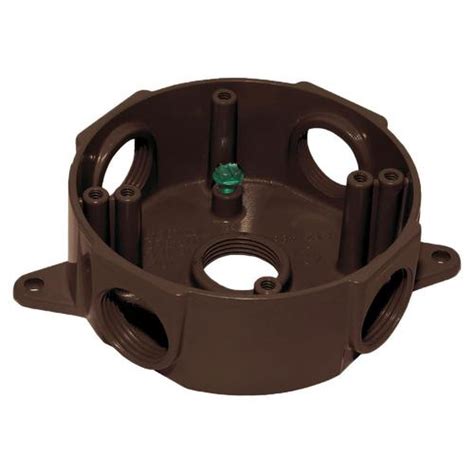 bronze die-cast electrical box|Weatherproof Round Die.